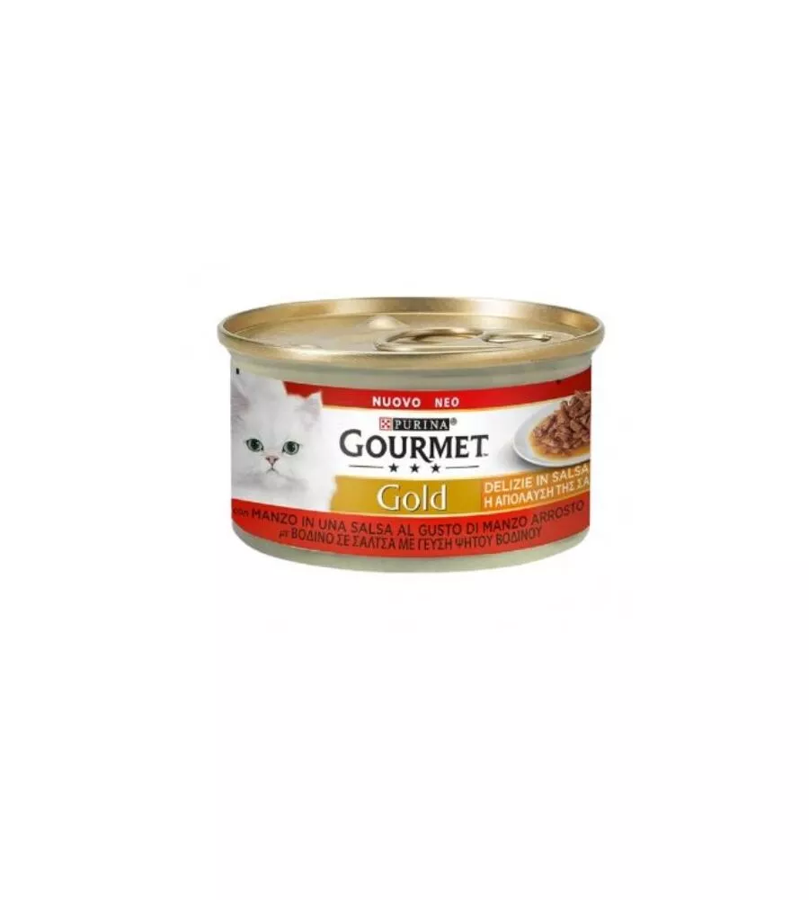 Purina gourmet gold delizia in salsa manzo per gatti - 85 gr